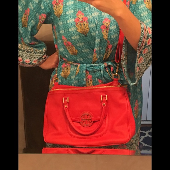 Tory Burch Amanda, poppy large cross body bag - Picture 6 of 8